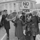 People demonstrating at an anti-porn protest, London, UK, 15th March 1979.